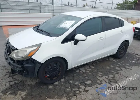 2014 Kia Rio Lx из США, поврежденный, VIN KNADM4A31E6375306